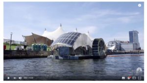 Solar-Powered Water Wheel Cleans Baltimore Harbor